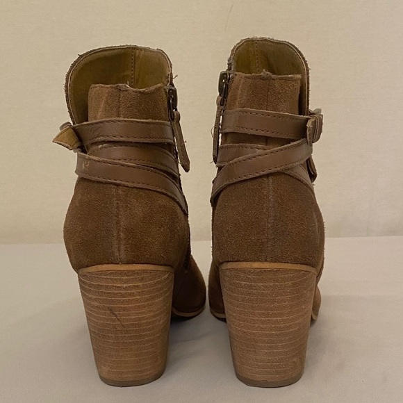 BP Bootie Boots Nordstrom Suede Distressed Leather - Picture 8 of 9